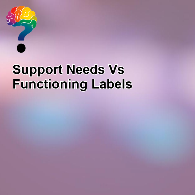 Support Needs vs Functioning Labels